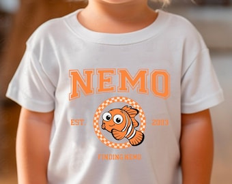 Transfert Dtf Le Monde de Nemo Disney, Nemo et ses amis prêts à imprimer, T-shirt Dtf Finding Nemo Dtf, Crush and Squirt Dtf, Pixar Nemo Matching Dtf