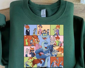 Zootopia 2 DTF Transfer, Nick Judy Comic Panel DTF, Zootopia Collage Shirt Transfer, Disney Vacation 2026 Dtf Shirt (Ready to Press)