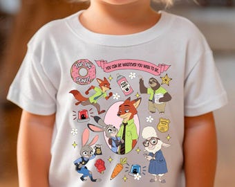 Zootopia DTF Transfer, Nick and Judy Quotes DTF, Cartoon Valentine Shirt Transfer, Retro Movie Love Heat Dtf Transfer (Ready to Press)
