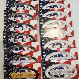 2000 to 2007 U.S. Mint 50 State Quarters — 24K Gold & Platinum Layered Uncirculated Set — In Display Case — Choose Your Year