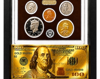 2012 Coin Gift Set - Proof Set - Floating Display Case — Personalized Keepsake Frame Gift for Birthday, Anniversary, Graduation, Memorial