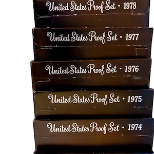 1973 to 1979 U.S. Proof Sets - Choose your date from drop down menu