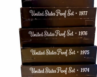 1973 to 1979 U.S. Proof Sets - Choose your date from drop down menu