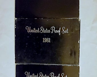 1980 to 1982 U.S. Mint Proof Sets - Choose your date from drop down menu