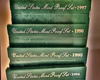 1994 to 1998 U.S. Mint Proof Sets - Choose your date from drop down menu