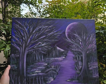 Violet Woods Original 20x16