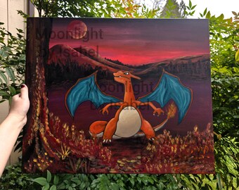 Pokemon Charizard Original 20x24