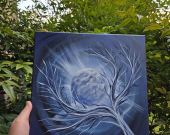 Capturing Moon ORIGINAL 12x12