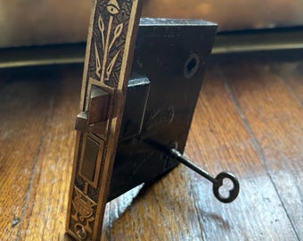 Antique Norwalk Mortise Lock Model X2495 Hoofed Urn Pattern (2-3/4” BACKSET)