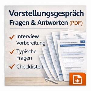 Job Interview - Preparation, Answers & Inner Confidence