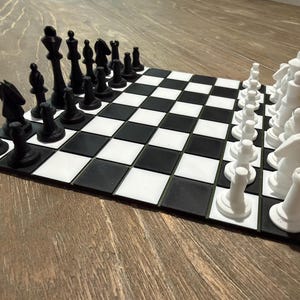 Juego de ajedrez / Impresión 3D compacta / Varios colores