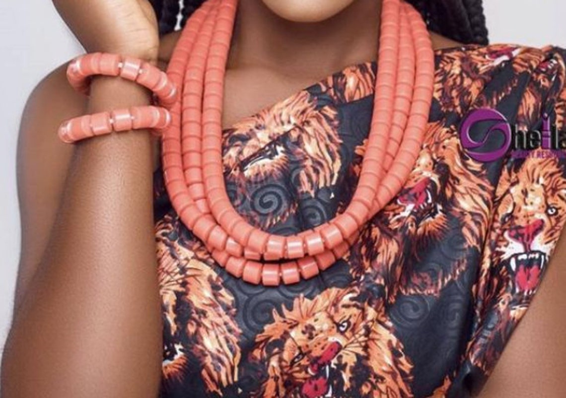 Red Igbo Beads Women's Igbo Beads Igbo Traditional Etsy