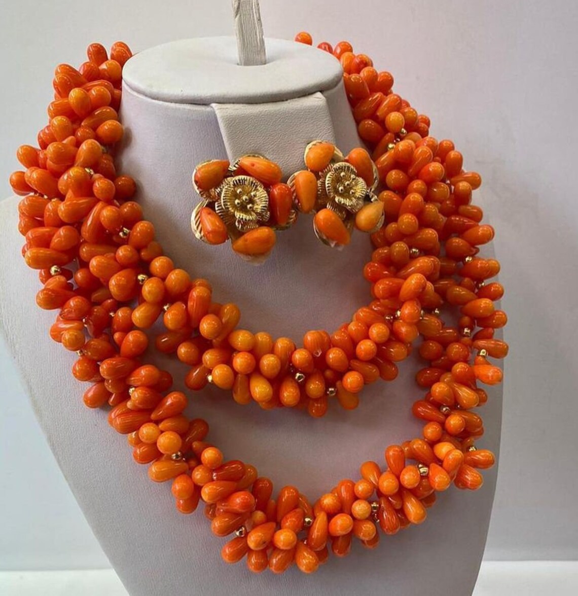 Coral Igbo Beads Igbo Beads Igbo Traditional Wedding Beads Etsy