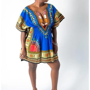 Blue Dashiki Shirt, Blue Dashiki Dress, Blue African Dress, Blue Dashiki, Blue African Shirt, Blue Angelina Blue Festival Shirt, Blue Kaftan