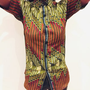 African print shirt, African Shirt for Men, Wax Print Shirt, African Shirt, African Print Shirt