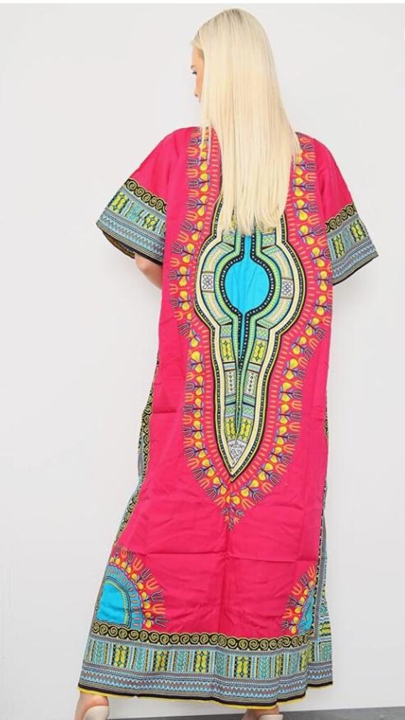 pink dashiki dress African Women Long Dress Dashiki Plus Size Bodycon Evening Ball Gown Abaya Party