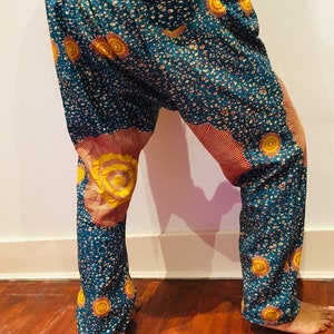 African Print Wax Pants-African Print Casual Pants Trousers for Men-Men&#39;s Ankara Trousers-Dashiki Pants-Palazzo Lightweight Summer Pants