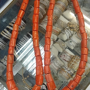 Coral Igbo Beads For Men/Igbo Traditional Wedding Beads For Men/Igbo Wedding Jewellery Set for Men/Nigerian  Necklace and Bracelet for Men