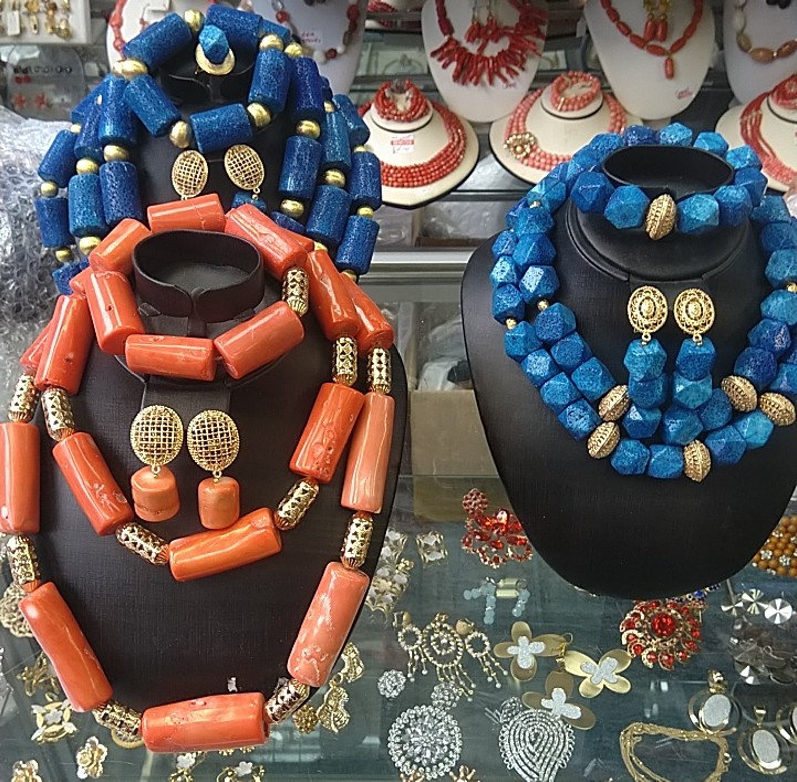 Coral Igbo Beads Igbo Beads Igbo Traditional Wedding Beads Etsy