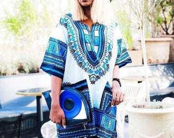 green ball gown wedding dresses African Women's Cotton Ankara Dress – Dashiki Print Gown – Flexi Africa main image 1