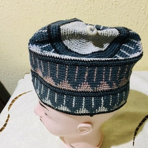 Boy&#39;s Islamic Headwear For Boys | Ramadan Cap for Boys | Kufi Cap for Boys | Topi for Boys | Prayer Cap for Boys | Nigerian Cap for Boys 21&quot;