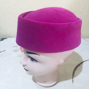 Purple Igbo Cap/Purple Muslim Cap /Purple Groom Hat/Blue Senator Hat/ Eid Cap/Ramadan Cap/Blue Kufi Cap/Purple Prayer Skull Cap/Mallam Cap