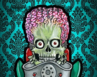Horror Stars Portrait Series: Mars Attacks Soldier by Jason Selezinka