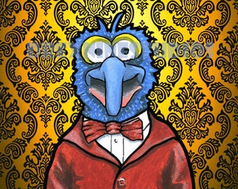 The Muppets Portrait Series: Gonzo by Jason Selezinka