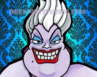 Disney Portrait Series: Ursula by Jason Selezinka