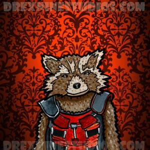 Guardians of the Galaxy Portrait Series: Rocket Raccoon by Jason Selezinka