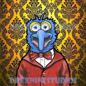 The Muppets Portrait Series: Gonzo by Jason Selezinka