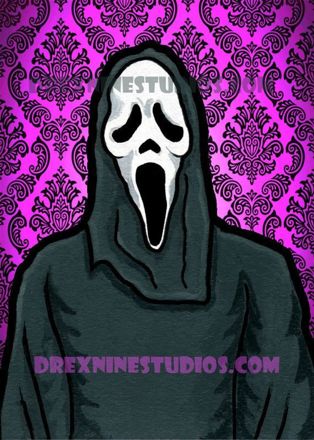 Horror Stars Portrait Series: Ghostface by Jason Selezinka - Etsy