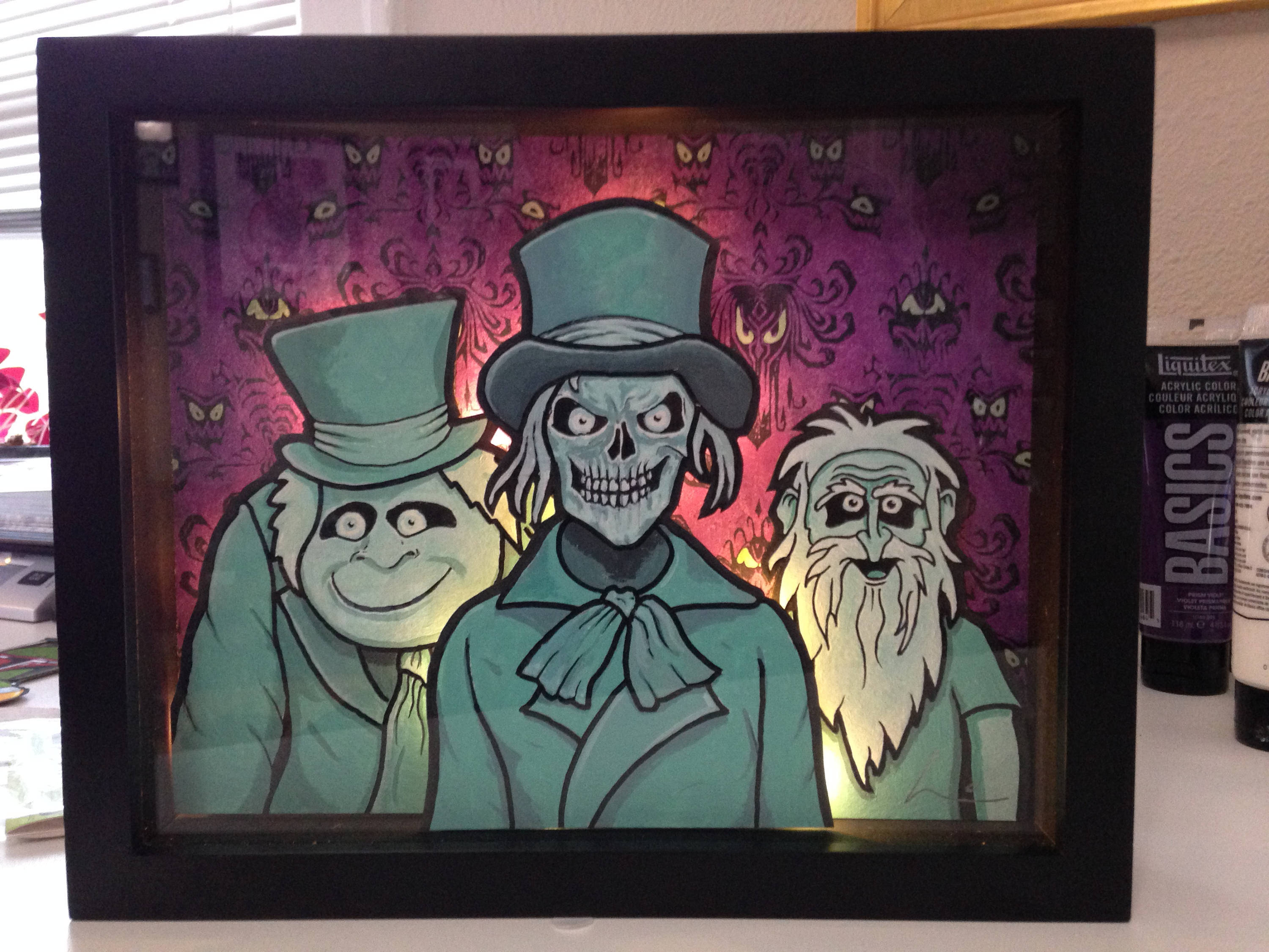 Disney Haunted Mansion Portrait Series 1: Hitchhiking Ghosts 8x10