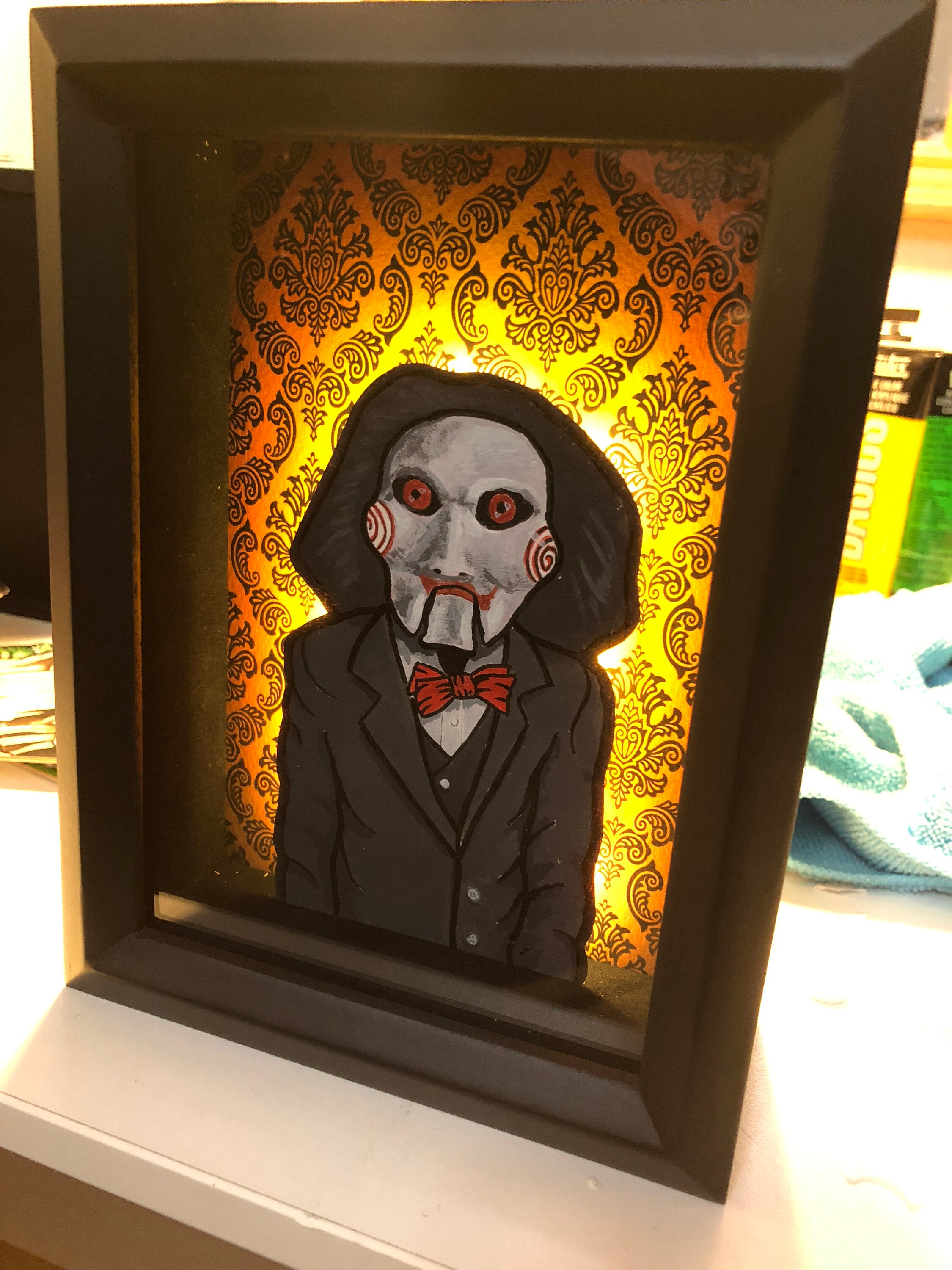 Horror Stars Portrait Series: Jigsaw by Jason Selezinka - Etsy