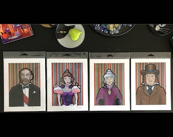 Disney Haunted mansion Portrait Series 2: Stretching Portraits Complete Set of 4 by Jason Selezinka