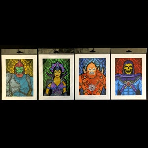 Masters of The Universe Family Portrait Series 1: Complete Set of 4 by Jason Selezinka