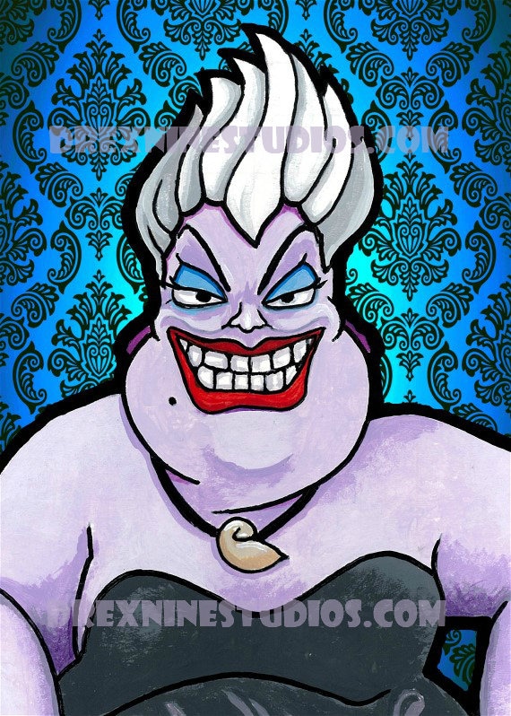 Disney Portrait Series: Ursula by Jason Selezinka - Etsy Canada