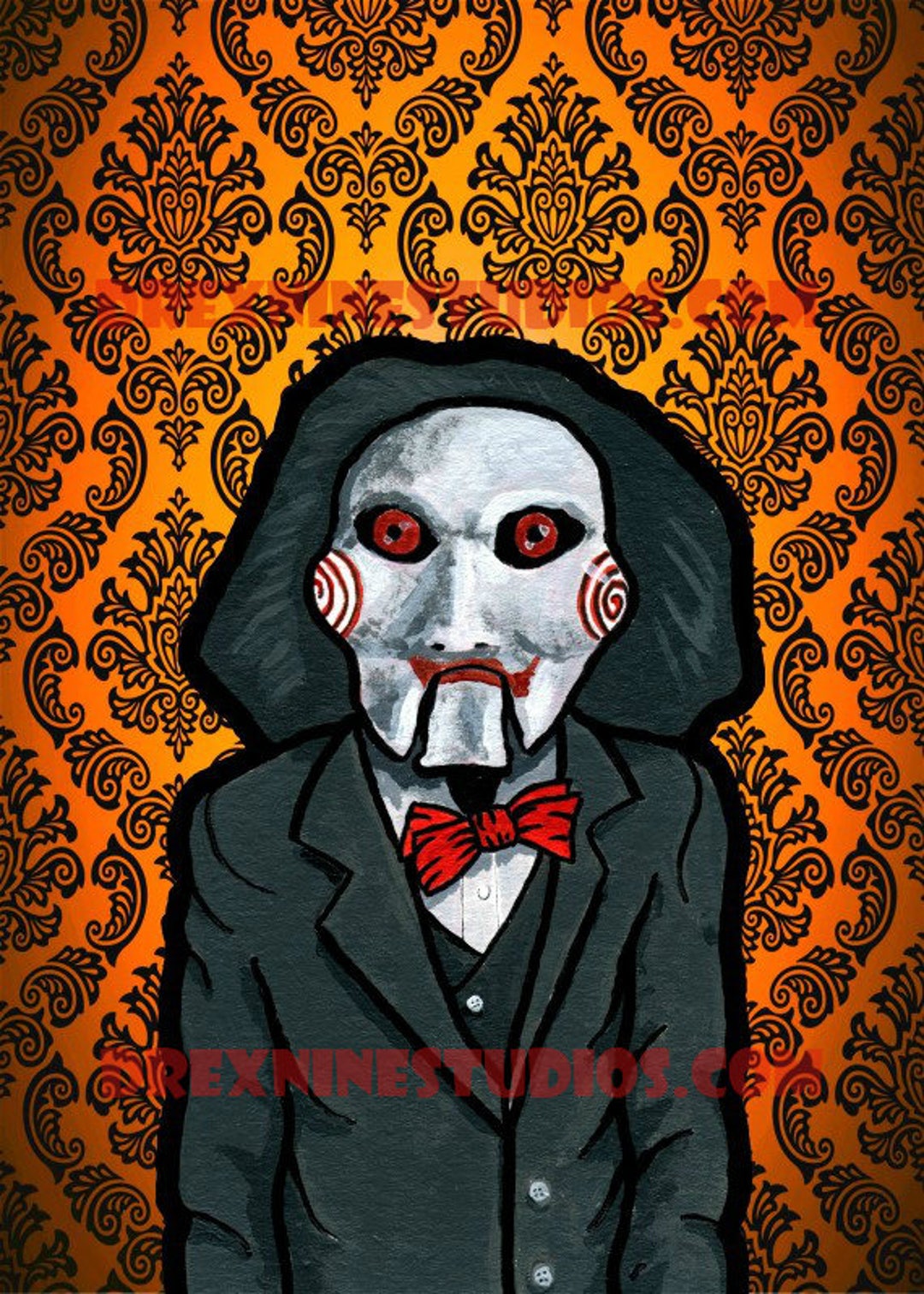 Horror Stars Portrait Series: Jigsaw by Jason Selezinka - Etsy