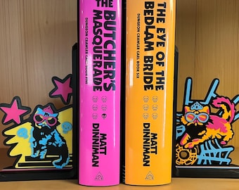 Princess Donut Bookends – Dungeon Crawler Carl Inspired | Book Decor