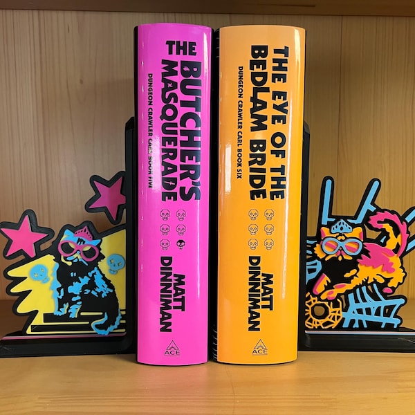 Sujetalibros Princesa Donut – Inspirado en el juego de mazmorras Carl / Decoración de libros