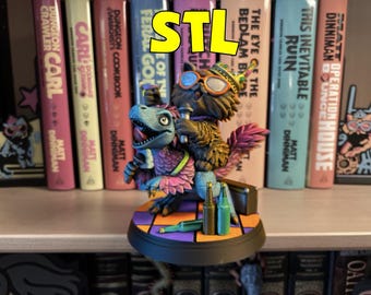 Princess Donut Karaoke Statue | Dungeon Crawler Carl Inspired LitRPG 3D Model
