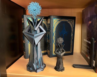 Cryptic Spren Pattern Stormlight Archive Cosmere Bookshelf Buddy
