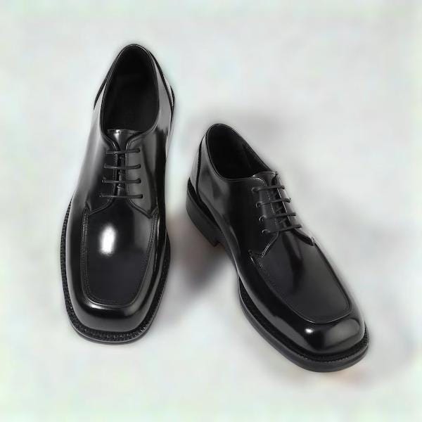Men Vintage Square Toe Shoe - Etsy Canada