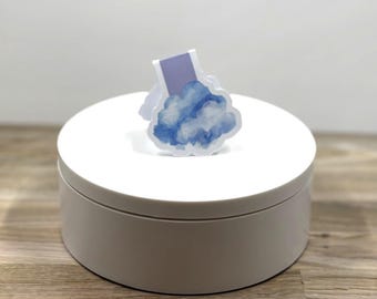 Marque-page magnétique Cloud : papier photo recto-verso