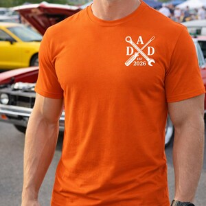 Mechanic Dad Shirt New Dad 2026 Tee Tool Cross Wrench Screwdriver Shirt Fathers Day Gift for Dad Handyman Dad Tee image 6