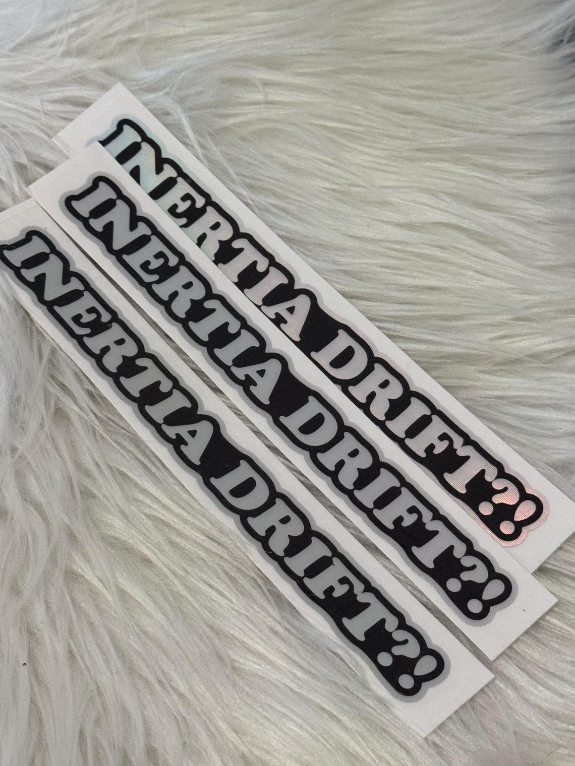 Inertia Drift Holographic Vinyl Sticker | Car Culture Decal ...