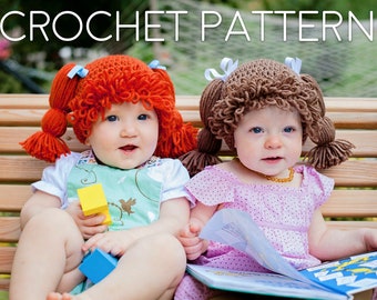 cabbage patch kid crochet hat pattern free