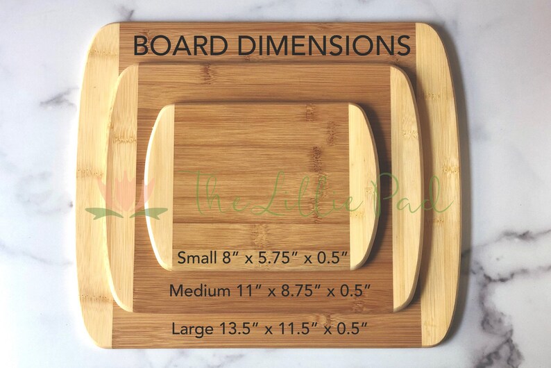 Lake Burton Cutting Board Lake Burton Georgia Bamboo Cutting Board Charcuterie Board image 2