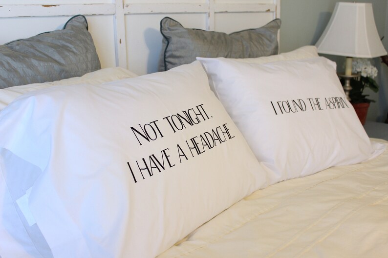 Funny Wedding Gift Pillow Case Couples Gift Etsy