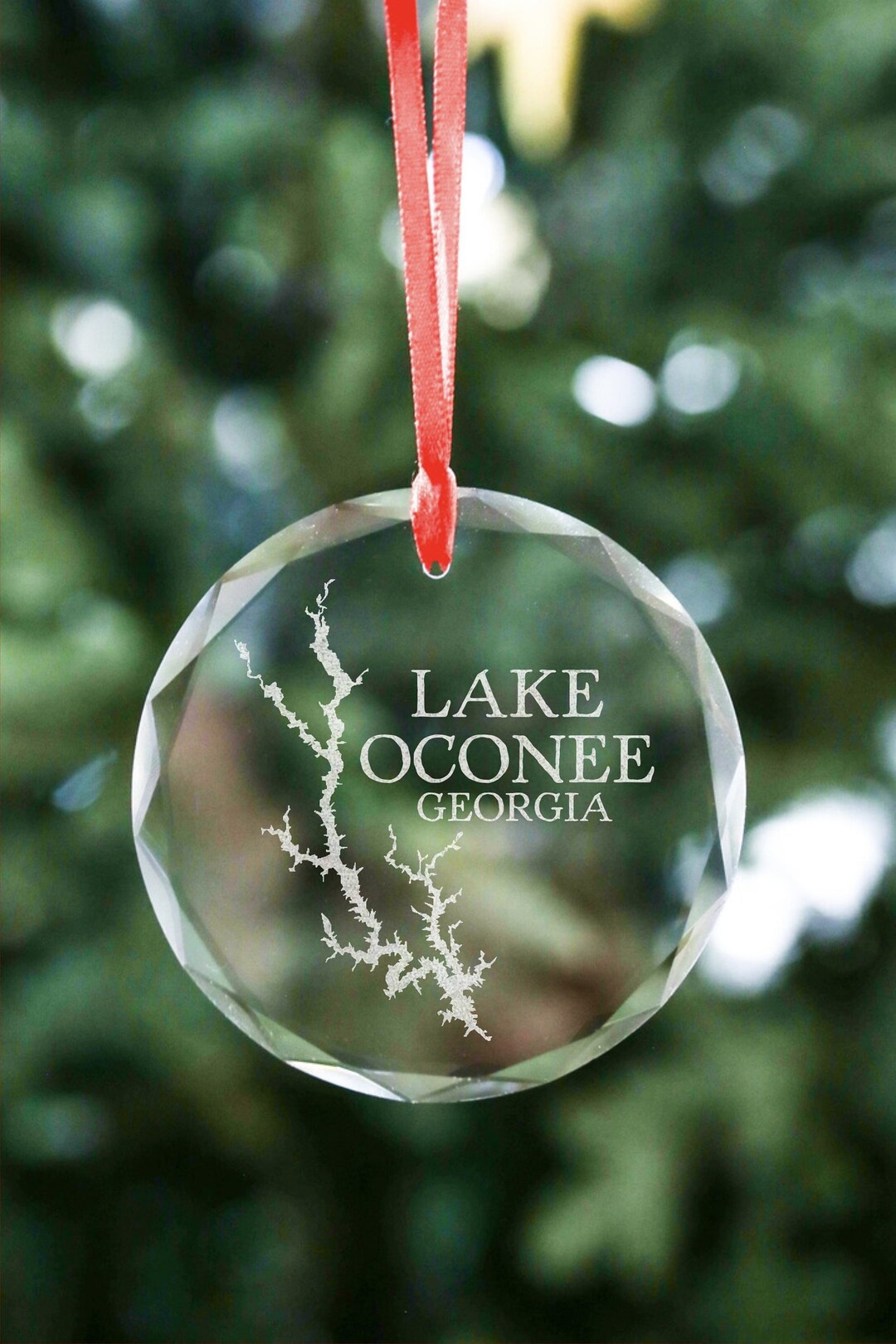 Lake Oconee Christmas Ornament Lake Oconee Gift Lake Oconee Keepsake Ornament Greene County